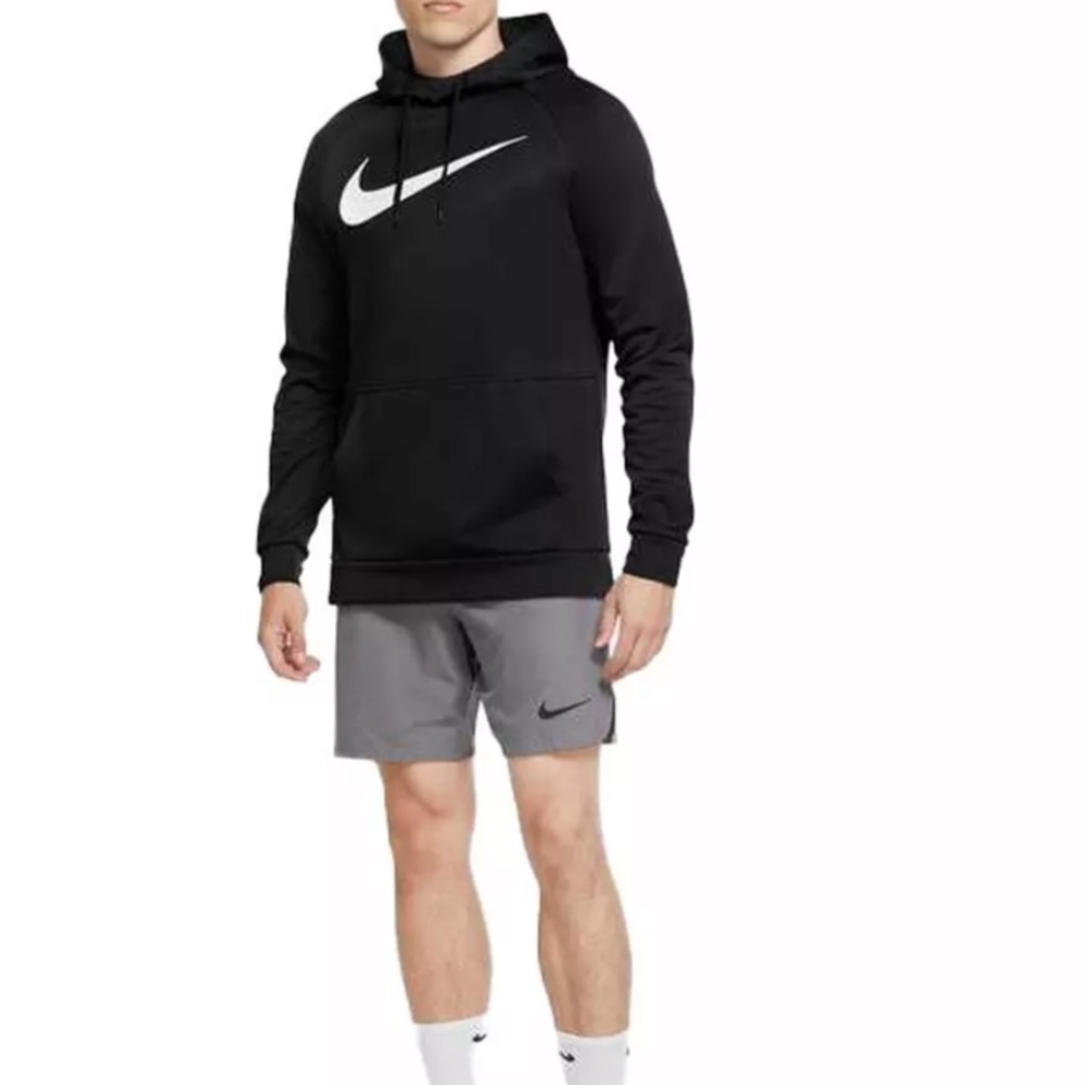 NWT Nike Men's Therma Fit Pullover Big Swoosh Hoodie new size medium